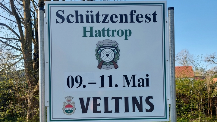 Schützenverein Hattrop - Einladung zur letzten Versammlung vor dem Fest
