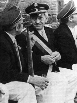 Der Schriftführer Wilhelm Meerkamp im Jahre 1970